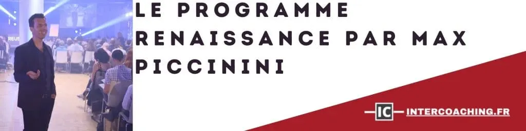 Le programme Renaissance par Max Piccinini