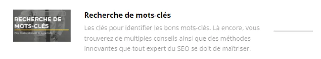 The Business Legion Romain Pirotte how to find the right keywords?