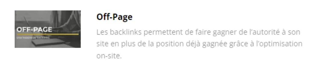 Off-Page Module: give authority to your backlink site The Business Legion Romain Pirotte