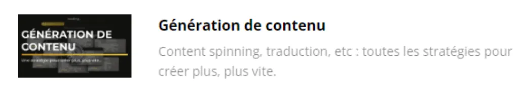 Automatically generate quality content The Business Legion Romain Pirotte