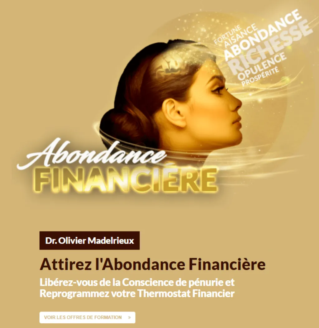 Olivier Madelrieux opinion Attract Financial Abundance Free yourself from the Consciousness of scarcity and Reprogram your Financial Thermostat