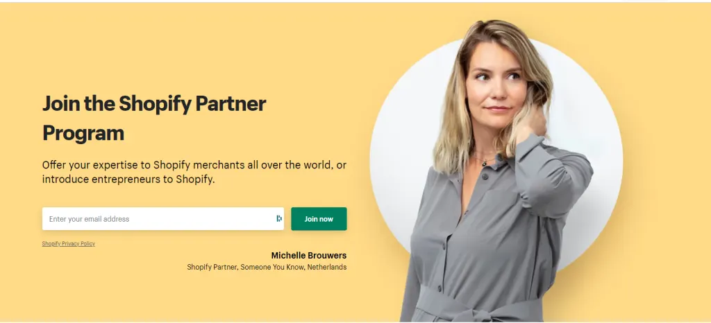 essai gratuit illimité de Shopify Partner