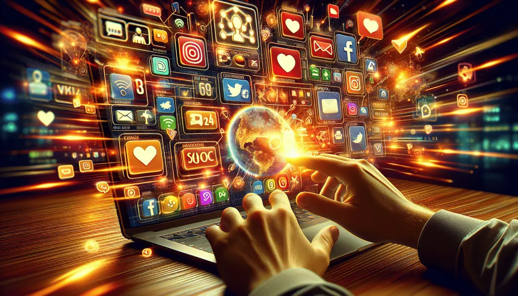 business en ligne : réseaux sociaux