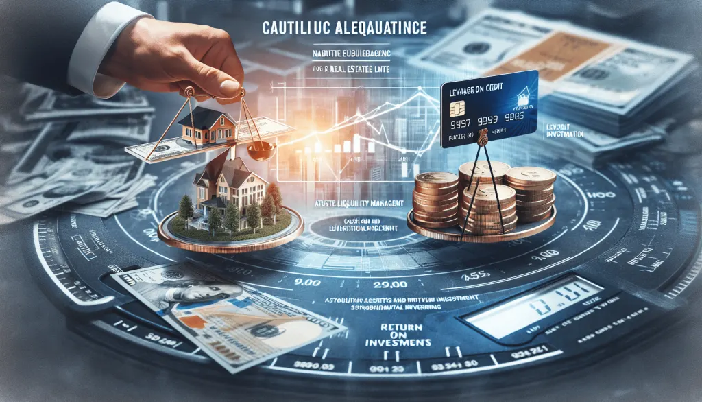investissements immobiliers : gestion des liquidités et du crédit pour investissements immobiliers