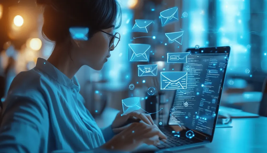 découvrez comment l'intelligence artificielle révolutionne la rédaction d'emails en entreprise.