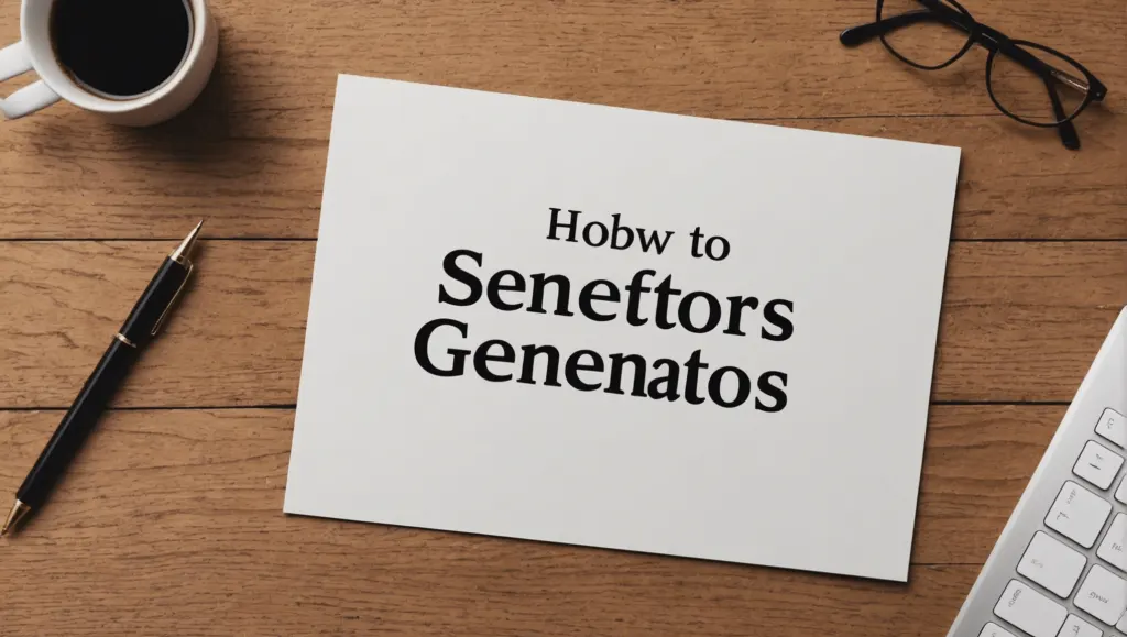 découvrez comment créer un générateur de lettre en suivant nos conseils pratiques et astuces. simplifiez la rédaction de vos lettres grâce à notre guide complet.