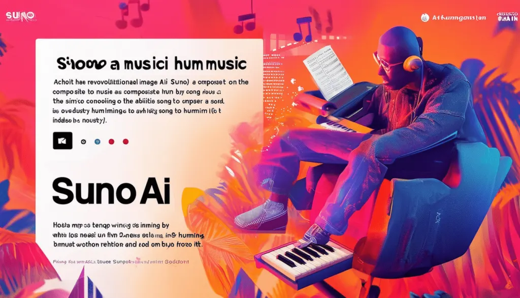 découvrez comment l'intelligence artificielle suno va révolutionner l'industrie musicale en vous permettant de composer une chanson en la fredonnant. créez facilement des mélodies uniques et originales avec suno !
