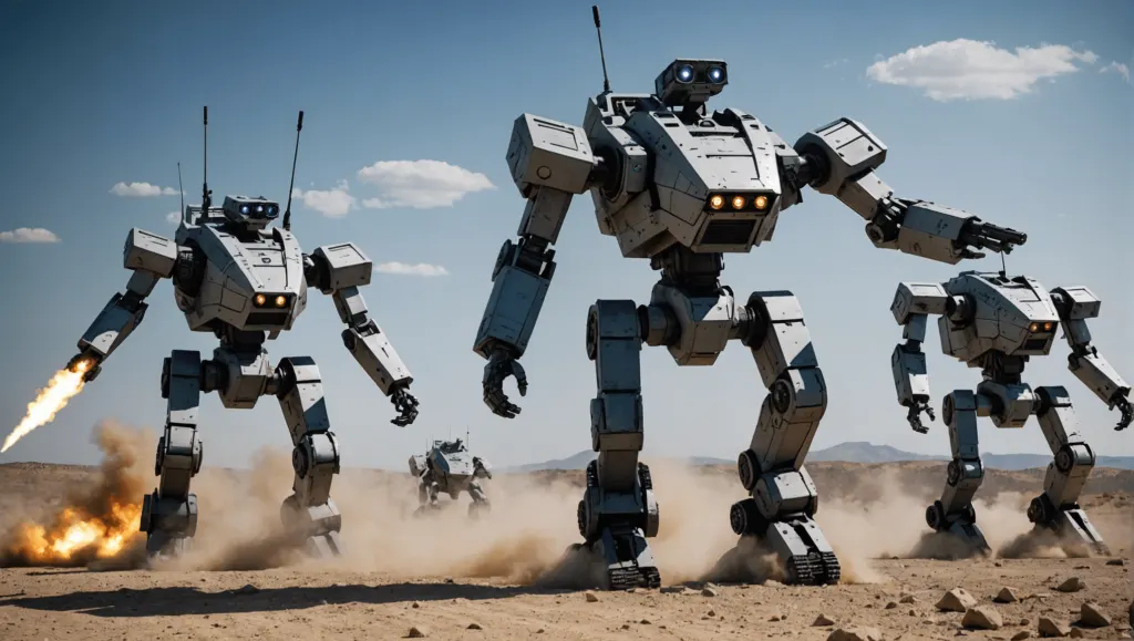 l'activation de robots de guerre autonomes par l'otan : une menace sérieuse qui mérite une attention particulière.
