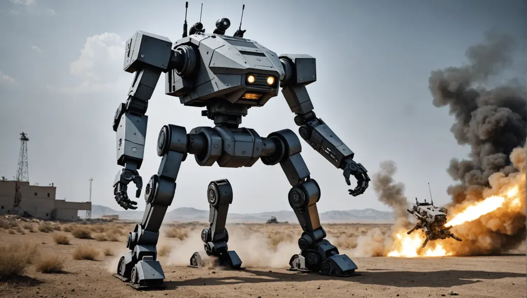 l'activation de robots de guerre autonomes par l'otan : une menace sérieuse qui interpelle quant à ses conséquences.