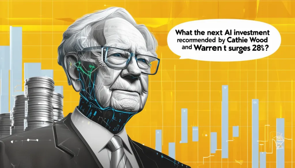 découvrez quel est le prochain investissement en intelligence artificielle recommandé par cathie wood et warren buffett avant qu'il ne grimpe de 28%. obtenez des conseils d'experts pour saisir cette opportunité de croissance.