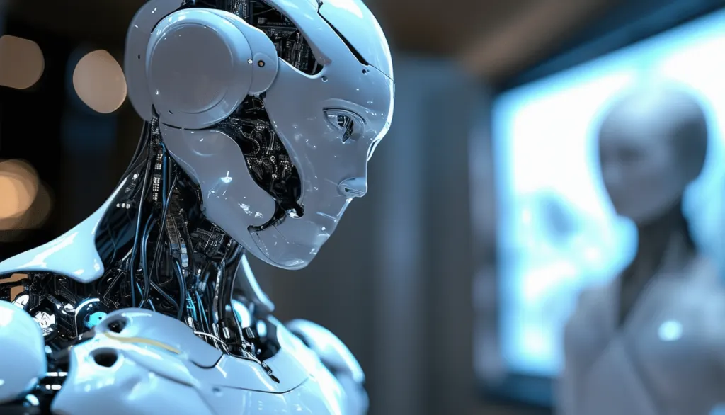 discover what AI can tell us about our future by exploring the possibility that a robot could really talk to your future self.