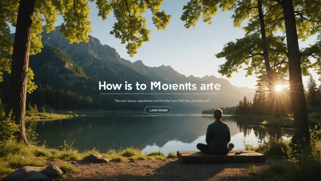 discover how to insert moments of break into your day with advice from elevenlabs in this video.