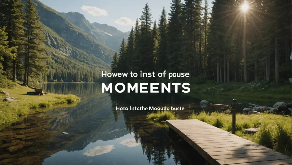 discover how to insert moments of break into your day with advice from elevenlabs in this inspiring video.
