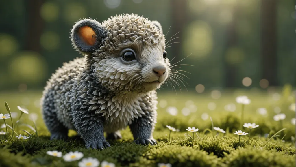 découvrez comment des créations d'intelligence artificielle donnent vie à de charmants animaux miniatures.