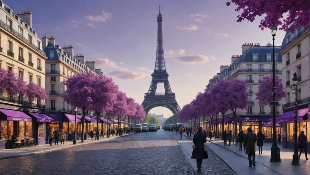 discover the worrying rumors of Paris dressing in purple before the Olympic games, a situation linked to artificial intelligence which worries tourists.