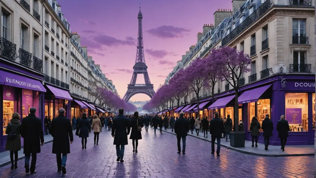 discover the rumors of Paris colored in purple before the Olympic games which worry tourists, artificial intelligence in question. learn more about this curious intrigue.