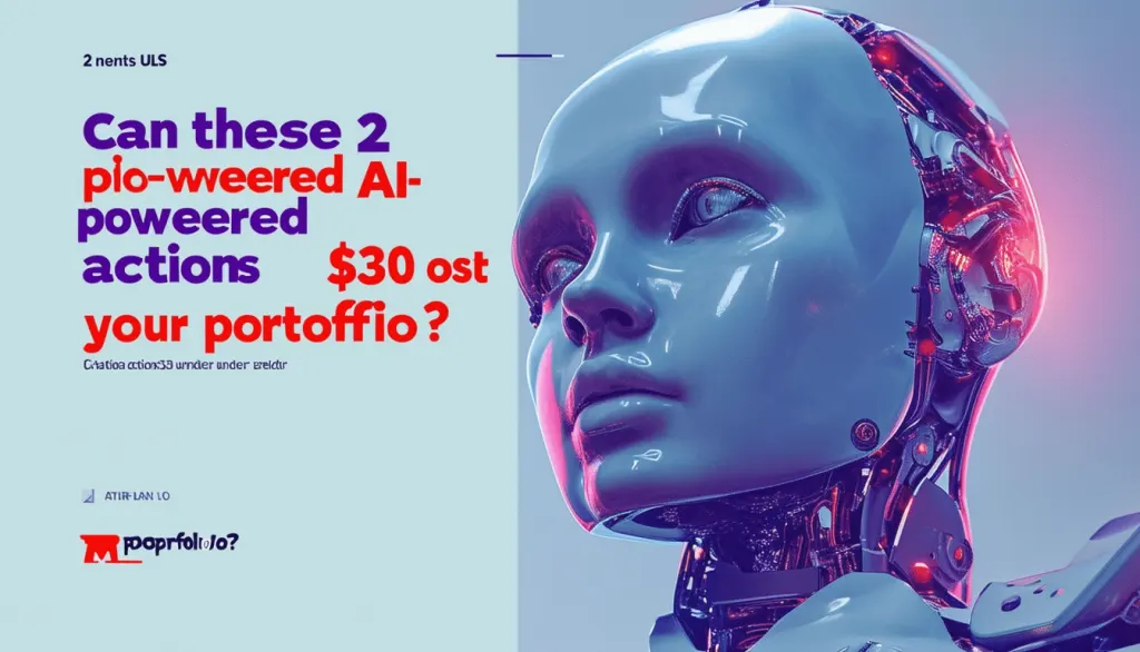 découvrez comment ces deux actions en intelligence artificielle (ia) à moins de 30 $ peuvent stimuler la croissance de votre portefeuille financier.