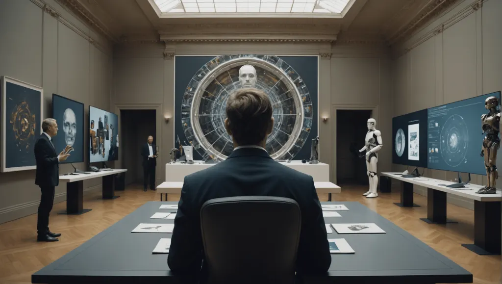 discover how the director of a famous museum encourages artists to integrate artificial intelligence into their creative process to push the boundaries of contemporary art.
