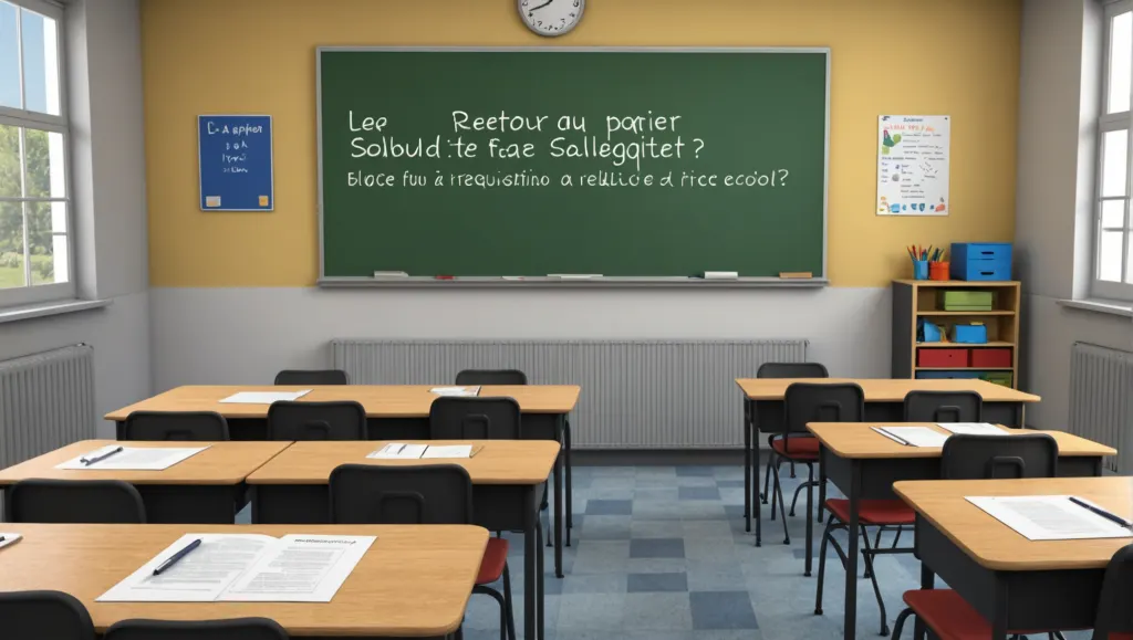 find out why returning to paper is considered the only realistic solution for teachers faced with the integration of artificial intelligence in schools. the issues and challenges of this transition are reviewed.