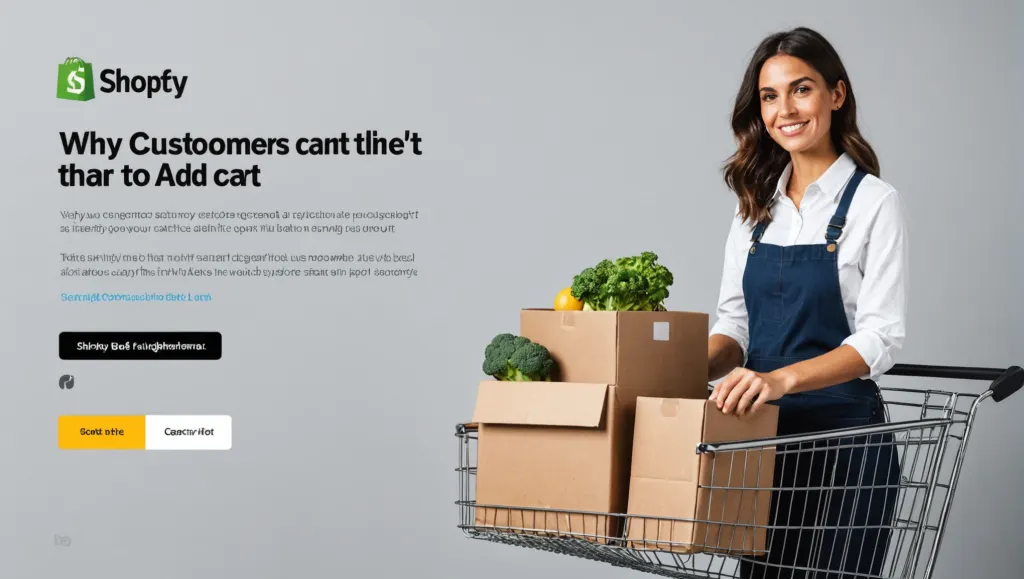 discover all the possible reasons why your customers are having problems adding items to their cart on the Shopify platform and learn how to fix it.