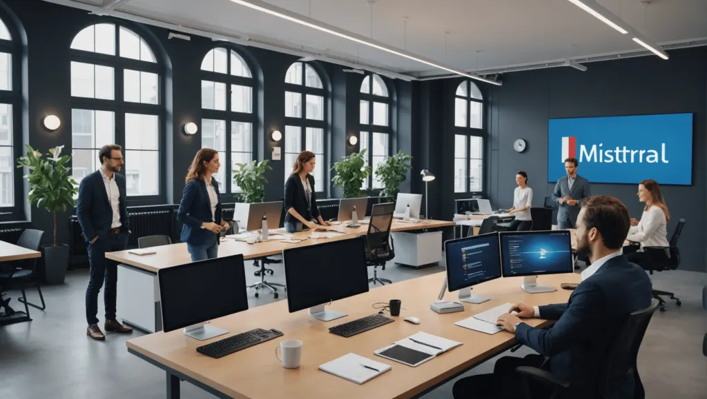 discover the new artificial intelligence of mistral, the innovative French startup, created in partnership with a world leader in technology. a breakthrough that transforms the future of AI!