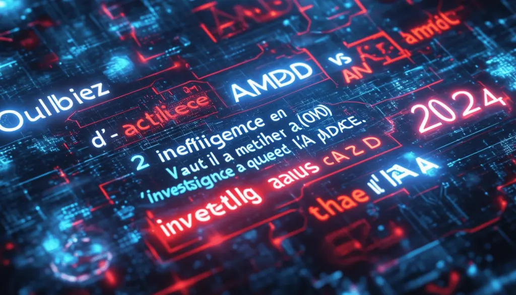 découvrez les 2 actions d'intelligence artificielle (ia) qui pourraient surclasser amd en 2024. apprenez si investir dans l'ia est plus avantageux que dans amd.