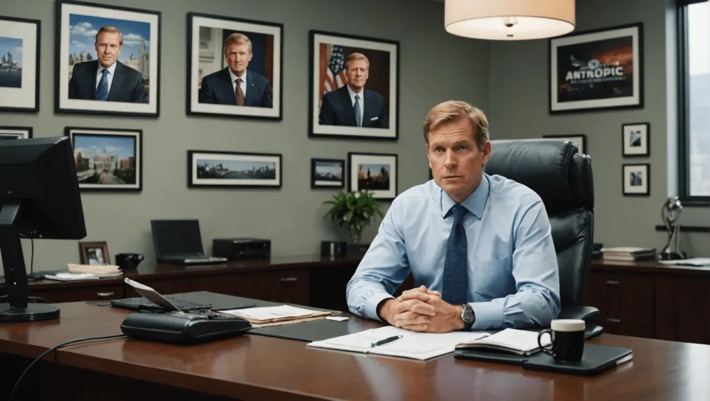 discover how the humor of memes fits into the serious environment of the anthropic ceo's office. an unusual perspective on the business world!