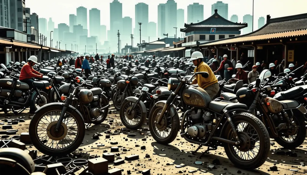 découvrez pourquoi en chine, les motos de plus de 13 ans ou ayant dépassé 120 000 kilomètres sont mises à la casse. explorez les enjeux liés à la sécurité routière et à l'environnement dans ce contexte.