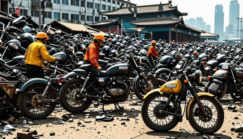 learn about the regulations in China regarding the removal of aging motorcycles, where those over 13 years old or having exceeded 120,000 kilometers must be scrapped. find out about the impact of this measure on owners and the environment.