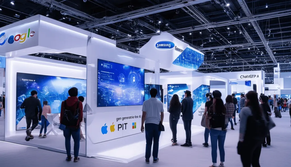 discover the latest advances in generative AI through testing innovations from technology giants like Google, Apple, Samsung, ChatGPT and Microsoft. immerse yourself in a fascinating universe where each company is redefining the possibilities of artificial intelligence.