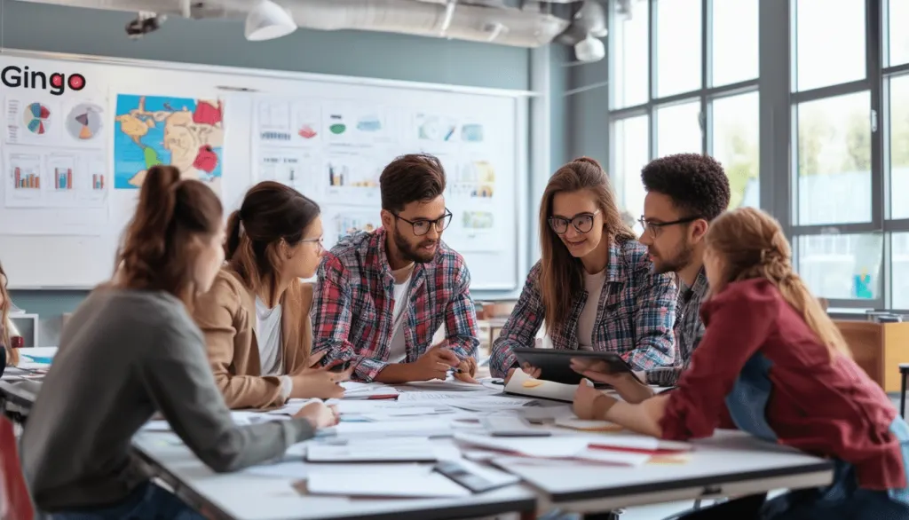 discover gingo, the revolutionary artificial intelligence tool that simplifies copy correction for teachers. optimize your time and improve the quality of the evaluation with intelligent solutions adapted to your educational needs.