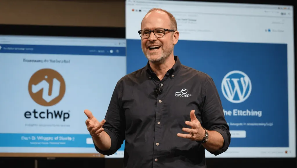 discover etchwp, kevin geary's latest innovation for wordpress. this new solution revolutionizes the way you create and manage online content, offering advanced features and an improved user experience. dive into the future of wordpress with etchwp!