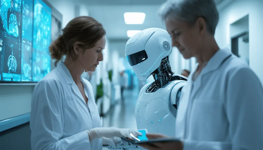 découvrez comment l'intelligence artificielle pourrait transformer le secteur de la santé d'ici 2044. cette exploration futuriste met en lumière les innovations potentielles, les avantages pour les patients et les défis à surmonter, offrant une vision fascinante des soins de santé à l'ère technologique.