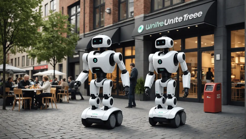 discover the unitree g1, an accessible and innovative service robot at the price of a clio! explore its multiple practical applications to improve your daily life, from cleaning solutions to various assistance, and transform the way you live with the technology of tomorrow.