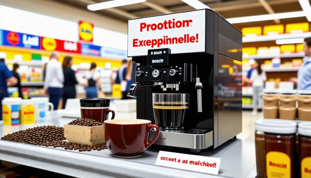profitez d'une offre exclusive chez lidl avec une promotion exceptionnelle sur la machine à café bosch. ne manquez pas cette chance d'acquérir un appareil de qualité pour savourer votre café préféré à la maison !
