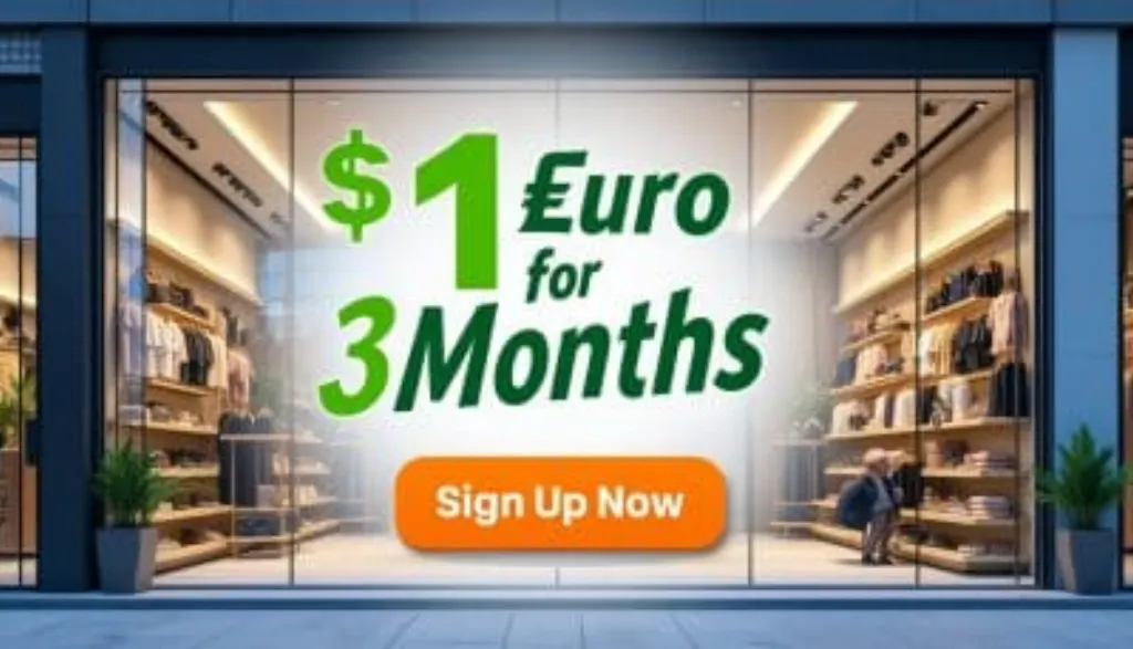 profitez de notre offre exclusive : testez shopify pendant 3 mois pour seulement 1 euro ! découvrez comment créer votre boutique en ligne facilement et boostez vos ventes. ne manquez pas cette opportunité exceptionnelle !