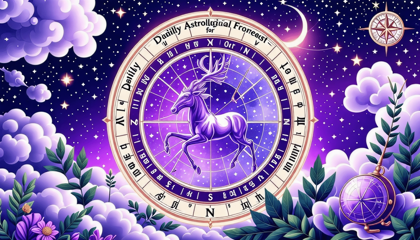 discover today's astral forecast for Sagittarius! Dive into the influences of the stars and learn how they can impact your day, both emotionally and professionally.